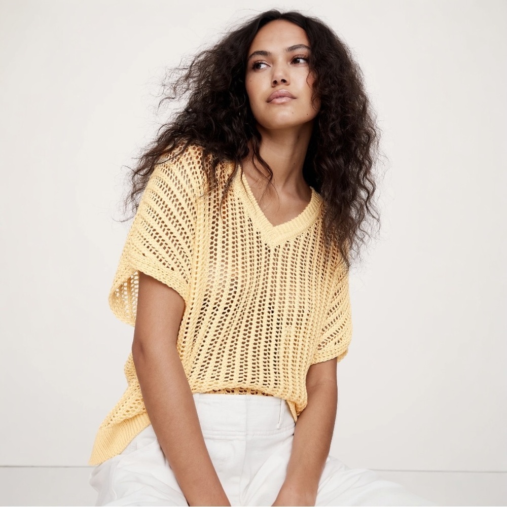 NWT Banana Republic OVERSIZED COTTON DOLMAN SWEATER TOP